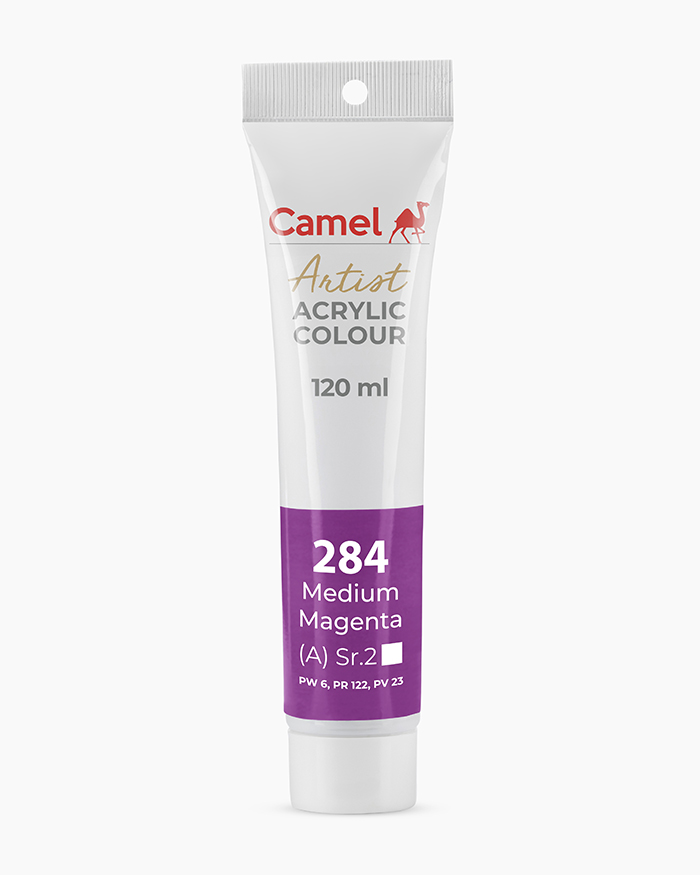 CAMEL ARTIST ACRYLIC COLOUR (MEDIUM MAGENTA 284)